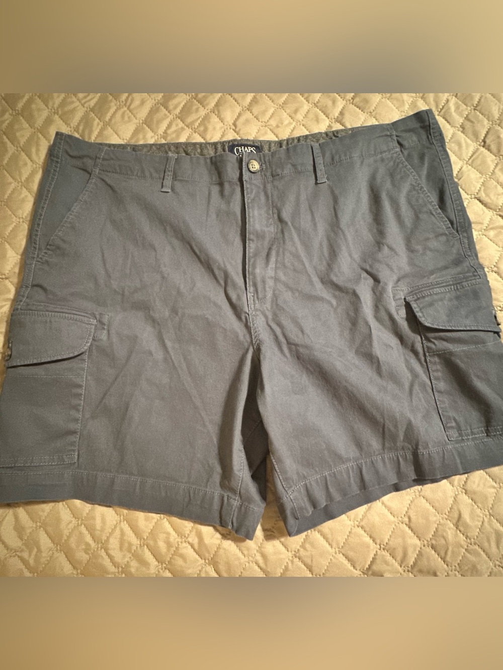 Chaps Men’s Blue Cargo Shorts Size 44